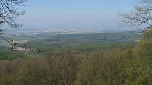 pohled na Olomouc z Bílého kamene